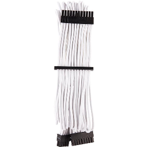 CORSAIR DIY CABLE PREMIUM INDIVIDUALLY SLEEVED ATX 24-PIN TYPE4 (GEN4) WHITE