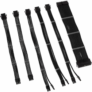 KOLINK CORE ADEPT BRAIDED CABLE EXTENSION KIT - BLACK