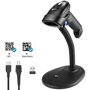 BARCODE SCANNER NETUM NT-L8S 2D WIRELESS 2.4G QR WITH STAND