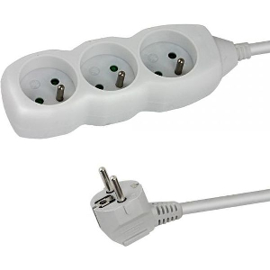 ESPERANZA ELK203W POWER STRIP 3 ΠΡΙΖΕΣ 1.5M WHITE