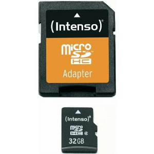 INTENSO MICRO SDHC 32GB + ADAPTER CL4 BLISTER