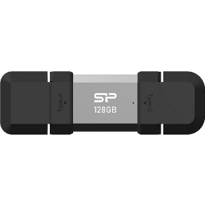 SILICON POWER MOBILE C51 128GB DUAL USB 3.2 TYPE-A & TYPE-C FLASH DRIVE SP128GBUC3C51V1S
