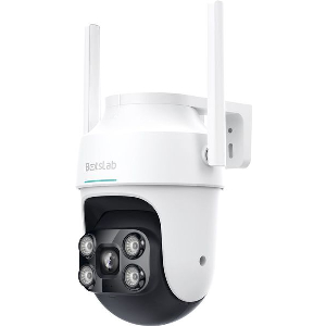 SMART HOME SECURITY CAMERA BOTSLAB PRO W312 WI-FI 2.5K IP66 OUTDOOR WHITE