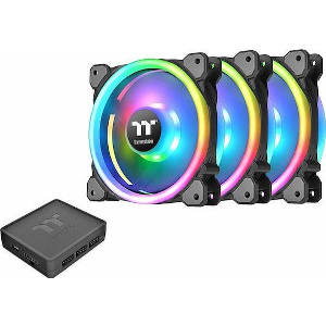 THERMALTAKE RIING TRIO 12 LED RGB RADIATOR FAN TT PREMIUM EDITION (3-FAN PACK)