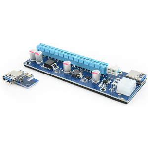 GEMBIRD RC-PCIEX-03 PCI-EXPRESS RISER ADD-ON CARD PCI-EX 6-PIN POWER CONNECTOR