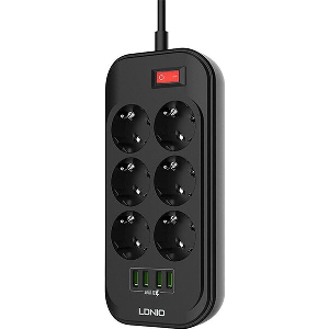 LDNIO SE6403 6 PORT + 4 USB POWER SOCKET