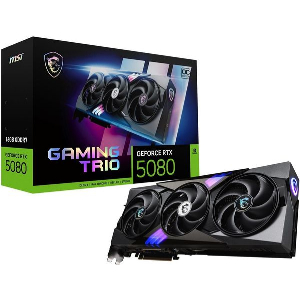 VGA MSI GAMING GEFORCE RTX 5080 16G TRIO OC NVIDIA 16GB GDDR7
