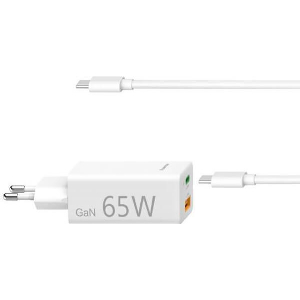 HAMA 200016 UNIVERSAL USB-C NOTEBOOK POWER SUPPLY UNIT, GAN, POWER DEL. (PD), 5-20V/65W
