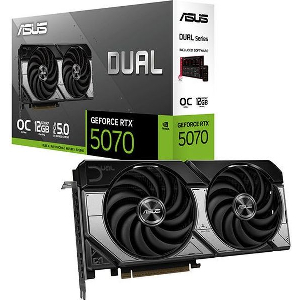 VGA ASUS NVIDIA GEFORCE RTX 5070 DUAL OC 12GB GDDR7 RETAIL
