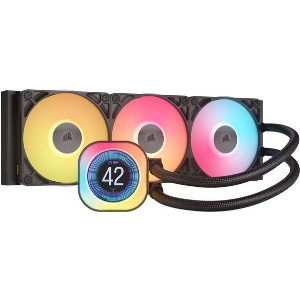 CORSAIR ICUE LINK TITAN 360 RX LCD AIO RGB LIQUID CPU COOLER + CONTROLLER BLACK CW-9061023-WW