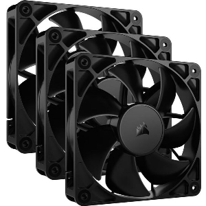 CORSAIR RS120 120MM PWM FAN BLACK TRIPLE PACK CO-9050189-WW