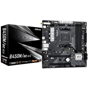 ΜΗΤΡΙΚΗ ASROCK MOTHERBOARD B450M/AC R2.0 WI-FI MICRO-ATX