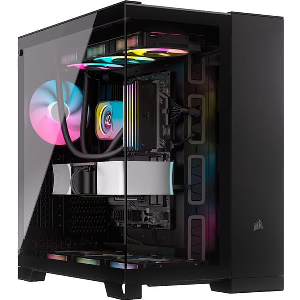 CASE CORSAIR 6500X ICUE LINK RGB DUAL CHAMBER TEMPERED GLASS MIDI-TOWER BLACK