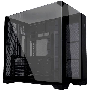 LIAN LI O11 VISION COMPACT BLACK - BLACK EATX(UNDER 280MM)/ATX 2 TOP PANELS 360AIO TOWER PC CASE