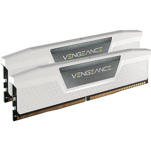 RAM CORSAIR CMK32GX5M2E6000C36W VENGEANCE WHITE 32GB (2X16GB) DDR5 6400MT/S CL36 INTEL XMP DUAL