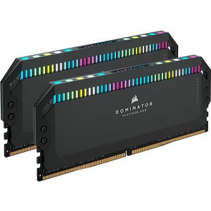 RAM CORSAIR DOMINATOR PLATINUM RGB 32GB (2X16GB) DDR5 6000MHZ CL36 INTEL XMP DUAL CMT32GX5M2E6000C3