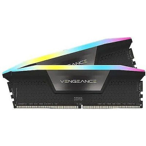RAM CORSAIR VENGEANCE BLACK RGB 32GB (2X16GB) DDR5 6000MT/S CL36 INTEL XMP DUAL CMH32GX5M2B6000C36