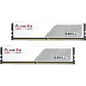 RAM G.SKILL FLARE X5 32GB (2X16GB) DDR5 6000MT/S CL28 AMD EXPO WHITE F5-6000J2836G16GX2-FX5W