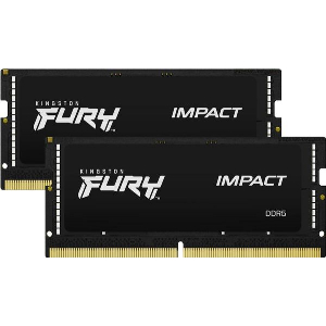RAM KINGSTON FURY IMPACT 32GB (2X16GB) SO-DIMM DDR5 6400MT/S CL38 DUAL KIT KF564S38IBK2-32