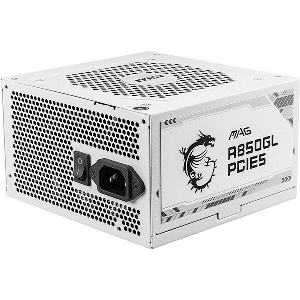 PSU MSI MAG A850GL PCIE5 WHITE UNIT 850W 20+4 PIN ATX ATX 84 MONTHS GUARANTEE