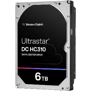 HDD WESTERN DIGITAL ULTRASTAR DC HC310 6TB 7200RPM 512CACHE DATA CENTER 3.5'' SAS 12GB/S 0B36047