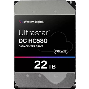 HDD WESTERN DIGITAL ULTRASTAR DC HC580 22TB 7200RPM 512CACHE DATA CENTER 3.5'' SAS 12GB/S 0F62791