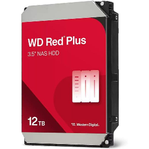 HDD WESTERN DIGITAL WD120EFGX RED PLUS NAS 12TB 7200RPM 512CACHE 3.5'' SATA3