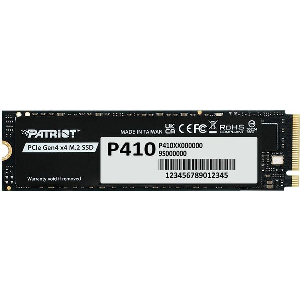 SSD PATRIOT P410 500GB NVME PCIE GEN4 X4 M.2 2280 P410P500GM28H