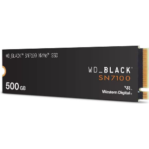 SSD WESTERN DIGITAL BLACK SN7100 500GB NVME PCI GEN4 X4 M.2 2280 WDS500G4X0E