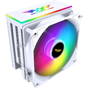 ARMAGGEDDON ARGB SILENT 12CM CPU COOLING FAN 6 HEAT PIPES WHITE BLIZZARD3-W