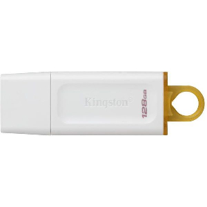 KINGSTON DATATRAVELER EXODIA 128GB USB 3.2 FLASH DRIVE WHITE KC-U2G128-5R