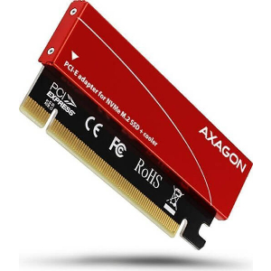 AXAGON ΡCΕΜ2-S ΡCΙ-Ε 3.0 16Χ - Μ.2 SSD ΝVΜΕ UΡ ΤΟ 80ΜΜ SSD LΟW ΡRΟFΙLΕ CΟΟLΕR
