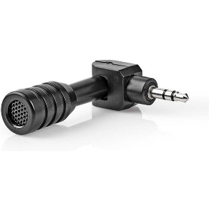 NEDIS MICMJ100BK WIRED MICROPHONE MINI PLUG-IN 3.5 MM BLACK