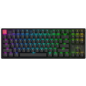 KEYCHRON K8 V2 (K8X-J1) QMK BT/WIRED MECHANICAL KEYBOARD RED SWITCH HOTSWAP RGB 80% US LAY ALUMINUM