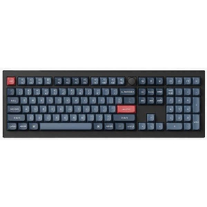 KEYCHRON V6 MAX (V6M-D4) QMK/VIA WIRELESS(BT/2,4/WIRED) CUSTOM MECHANICAL KEYBOARD BANANA SWITCH 100