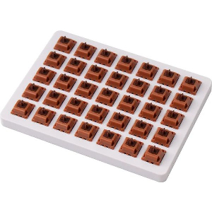 SWITCHES ΠΛΗΚΤΡΟΛΟΓΙΟΥ KEYCHRON Z74 V2 35ΤΕΜ CAP GOLDEN BROWN
