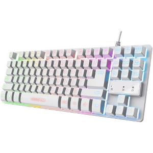 TRUST GXT833W THADO GAMING TENKEYLESS KEYBOARD WHITE US