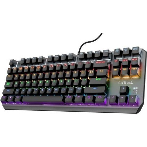 TRUST GXT834 CALLAZ GAMING MHXANIKO OUTEMU RGB KEYBOARD US