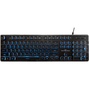 WHITE SHARK LED KEYBOARD GK-003141 TACHI US LAYOUT BLACK TACHI-B-US