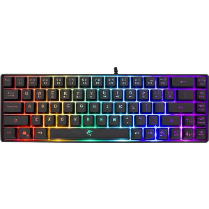 WHITE SHARK RGB GAMING MEMBRANE KEYBOARD RONIN BLACK GK-2201B