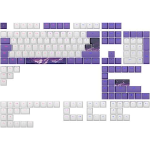 ΑΝΤΑΛΛΑΚΤΙΚΑ ΠΛΗΚΤΡΑ ΠΛΗΚΤΡΟΛΟΓΙΟΥ DARK PROJECT VIOLET HORIZONS PBT KEYCAPS 177 ΤΕΜ