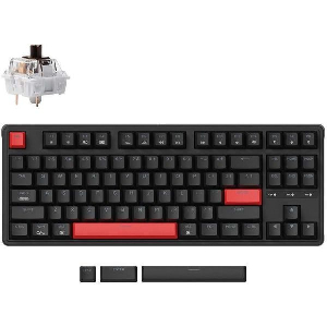 ΠΛΗΚΤΡΟΛΟΓΙΟ KEYCHRON C3 PRO C3P-H3 QMK/VIA MECHANICAL BROWN SWITCH - HOT SWAPPABLE 80% US
