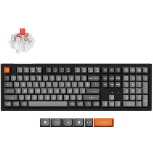 ΠΛΗΚΤΡΟΛΟΓΙΟ KEYCHRON K10 MAX K10M-H1 QMK WIRELESS MECHANICAL RED SWITCH RGB 100% US