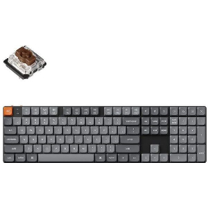 ΠΛΗΚΤΡΟΛΟΓΙΟ KEYCHRON K5 MAX K5M-H3 QMK/VIA WIRELESS CUSTOM MECH -BROWN SWITCH HOT-SWAP 100% US