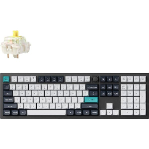 ΠΛΗΚΤΡΟΛΟΓΙΟ KEYCHRON Q6 MAX Q6M-M4 QMK/VIA WIRELESS CUSTOM MECHANICAL-BANANA SWITCH 100% US