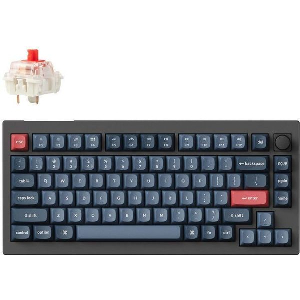 ΠΛΗΚΤΡΟΛΟΓΙΟ KEYCHRON V1 MAX V1M-D1 QMK/VIA WIRELESS CUSTOM MECHANICAL RED SWITCH RGB 75% US