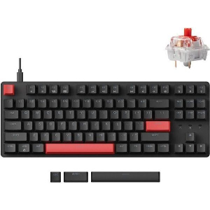 ΠΛΗΚΤΡΟΛΟΓΙΟ LEMOKEY X1 X1-A1 QMK/VIA WIRED MECHANICAL TKL 80% RED SWITCH US