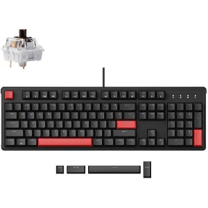 ΠΛΗΚΤΡΟΛΟΓΙΟ LEMOKEY X3 X3-A3 QMK/VIA WIRED MECHANICAL FULL 100% BROWN SWITCH US