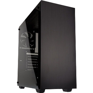 CASE KOLINK STRONGHOLD MIDI-TOWER TEMPERED GLASS PC CASE - BLACK