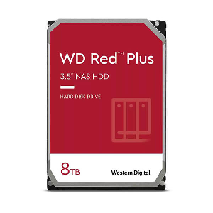 HDD WESTERN DIGITAL WD80EFPX RED PLUS NAS 8TB 3.5'' SATA3